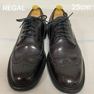 REGAL リーガル　2589 ビジネスシューズ　ドレスシューズ　ウイングチップ　25EE 25cm