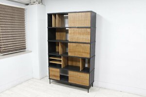 ☆展示極美品☆Ethnicraft エスニクラフト シェルフ TEAK OSCAR RACK オスカー ラック チーク材 コンランショップ取扱い 50万