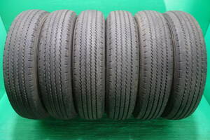 K2382-20 送料無料 205/80R17.5 120/118L 夏タイヤ LT 6本セット ヨコハマ SUPER STEEL 785R 7分山 2020年製 ライトトラック ダイナ エルフ