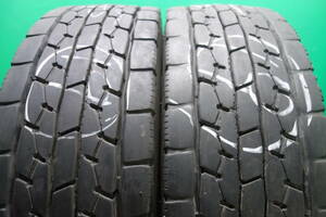 K2416-19 送料無料 245/70R19.5 136/134J ミックスタイヤ TB 2本 ダンロップ エナセーブ SP688 7分山 2019年製 大型 オールシーズン 低床