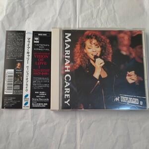 国内盤★帯付★マライア・キャリー★ヴィジョン・オブ・ライブ★MARIAH CAREY★MTV UNPLUGGED★SRCS-5912