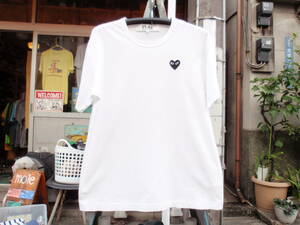 日本製　コムデギャルソン　白いTシャツ　サイズXL