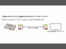 [106826-I]送料無料!! パナソニック（サンヨー） NVP-DTA19NF 地デジチューナー フルセグ 新品アンテナフィルム付 VTR入力付 動作良好1円～_画像8