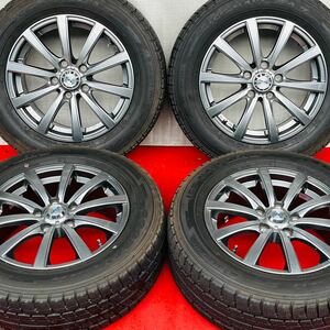 バリ溝。ZACK JP-110 MONZA 16インチ×6.5J +53 PCD114.3/5穴GOOD YEAR 215/60R16スタッドレス4本。ノア VOXY エスクァイア ステップワゴン