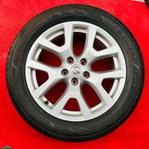 19 年式バリ溝。ENKEI製。NISSANエクストレイル T31 純正 18インチ×7J +40 114.3 5穴 BRIDGESTONE REGNO GRV2 225/55R18ラジアル4本。_画像2