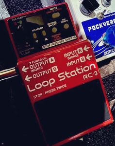 【美品】BOSS RC-3 ループステーション　フットスイッチ付き　LOOP STATION