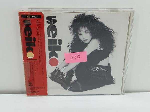 【中古CD】松田聖子／seiko ※ジャケット日焼け・帯損傷・テープ止め　(管-A-656)