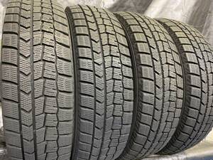 深溝 ダンロップ 165/70R14 WINTER MAXX WM02 4本セット スタッドレス 165/70-14 ソリオ マーチ アクア ヴィッツ パッソ