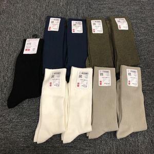 即決 新品 UNIQLO ユニクロ レギュラーソックス 50色ソックス 9足