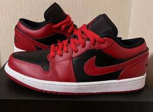 新品 AIR JORDAN 1 LOW GYM RED 27cm おまけ付き chicago bred royal Travis Scott union