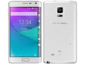 新品未使用 GALAXY Note Edge SCL24 ホワイト 本体 AU サムスン ギャラクシー