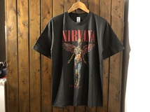 新品●ニルヴァーナ　IN UTERO TOUR　ビンテージスタイル　Tシャツ［XL］●グランジ/ロックバンド/カートコバーン/イン・ユーテロ/NIRVANA_画像1