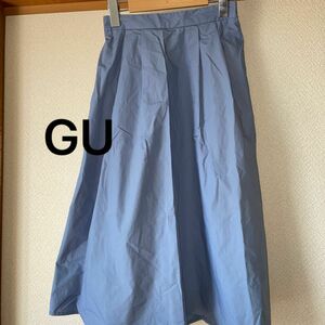 【美品】 GU フレアースカート　　ロングスカート　　