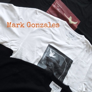 【Mark Gonzales マークゴンザレス】新品 フォトプリント Tシャツ ホワイト Lサイズ!! （定価7150円）