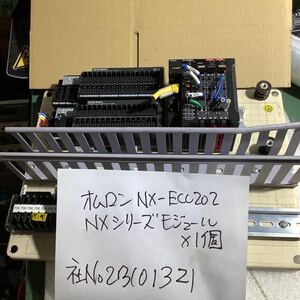 OMRON(NXシリーズモジュル) NXーECC202x1個付き中古品一般通電まで済みです。動作未確認です。