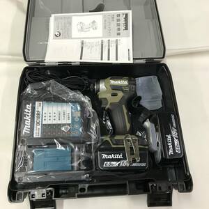 su099 送料無料！美品 マキタ makita 充電式インパクトドライバ TD173DRGXO オリーブ 18V 6.0Ahバッテリ×2 充電器