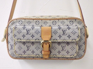 B23-2369 LOUIS VUITTON ルイ・ヴィトン M92004 ジュリエットMM モノグラム・ミニ キャンバス×レザー ショルダーバッグ レディース 中古品