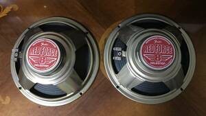 ＊送料無料＊ FENDER ギターアンプ用　CELESTION　RED FORCE　Professinal Loud　スピーカー 2個セット 中古品です。＊送料無料＊