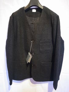 [ new goods ]DELUXE Deluxe no color jacket cardigan JKT jacket coat stadium jumper leather tailored shirt size XL