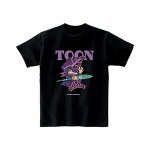 遊戯王デュエルモンスターズ ブラック マジシャン トゥーン ワールド テイストデフォルメ Tシャツ メンズ XXLサイズ