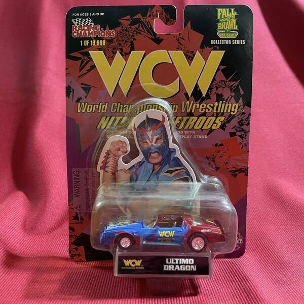 送料込★未開封ミニカー★ウルティモ・ドラゴン ULTIMO DRAGON WCW★RACING CHAMPIONS★闘龍門 ドラゴンゲート DRAGONGATE