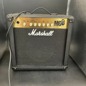 Y10221734 中古 Marshall MG15R マーシャル ギターアンプ 通電(音だし)確認済み、細かい部分はやっていません。