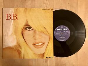 レア フランス盤アナログレコード Brigitte Bardot B.B. Philips B77.984L ブリジットバルドー Serge Gainsbourg Jane Birkin