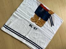 新品 POLO Ralph Lauren ポロ ラルフローレン サーフィン サーフボード ポロベアー ビーチタオル ブランケット 大判タオル バスタオル_画像2