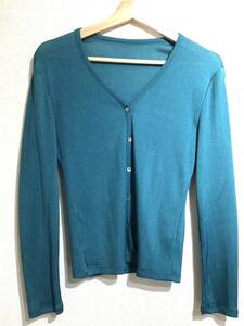 C16[SCAPA]( Scapa ) long sleeve cardigan light blue 38M