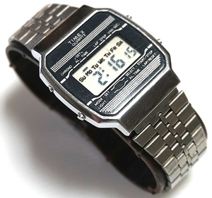 珍★TIMEX QUARTZ・タイメックス・メンズ・液晶デジタル腕時計・ヴィンテージ・80年代・レトロ・即決！
