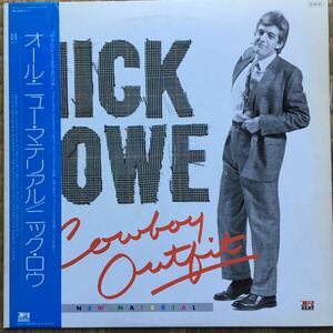 【国内盤ＬＰ】オール・ニュー・マテリアル/ニック・ロウ/ALL NEW MATERIAL /NICK LOW/ F BEAT RPL-8262 初盤　帯解説付き12inch 33rpm