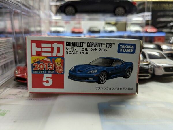 No.5 シボレー コルベット Z06 （箱） （ 1/64スケール トミカ 439233）