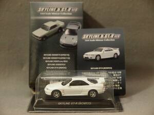 1/64 日産 スカイライン 2000 GT-R (BCNR33) White サークルKサンクス/京商 SKYLINE & GT-R neo