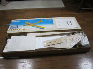 コンドル 新品 未組み立て MODEL TECH CONDOR モデルテック バルサ グライダー 大型 ウィングスパン 1610mm BALSA READY BUILT SERIES 