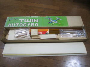 新品 ラジコン HOBBY PRODUCTS ホビープロダクト TWIN AUTOGYRO ツイン オートジャイロ エンジン 19～25 飛行機 超希少 当時物 未組立 模型