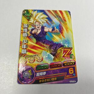 ドラゴンボールヒーローズ　孫悟飯:少年期　超サイヤ人　Z戦士　HJ7-02