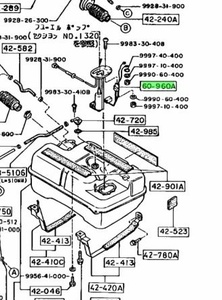 ●新品　マツダ純正 サバンナ RX-7 FC3C 燃料ゲージ フューエルゲージ タンク