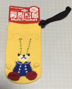 新品・Multi Pocket　タグ付き　くまのがっこう　TINY TWIN BEARS　マルチポケット　品番048356-13