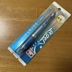 新品 廃盤 MITSUBISHI 三菱鉛筆 UNI ユニ α-Gel アルファゲル αゲル 多機能ペン ボールペン シャーペン 0.5 ブルー軸 2+1 箱付き
