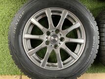 美品　215/60R16 95Q DUNLOP WINTERMAXX スタットレス　バリ山４本セット　16x6.5J ET ＋38 PCD 114.3 5H クラウンプリウスアルファ等_画像4