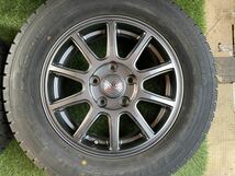 205/65R15 94Q GOODYEAR ICENAVI 7 2021年製　バリ山 スタッドレス　4本セット　15x6J ET＋53 PCD 114.3 5H エステマ　クラウン　カムリ等_画像5