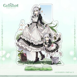 原神 マハールッカデヴァータ　ナヒーダ　メイド服　アクリルスタンド　16cm