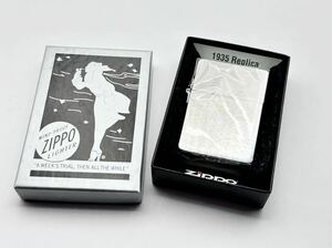 5-22 未使用 ZIPPO ジッポー オイル ライター 1935 レプリカ サテン仕上げ