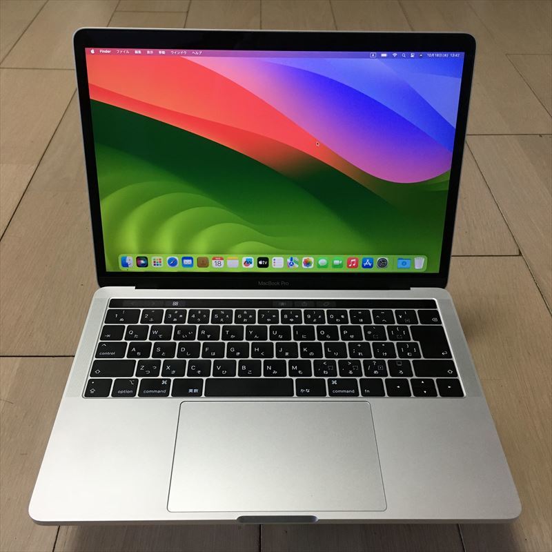 MacBook Pro 2019 13インチ Core i5 1 4GHz 充放電回数56 SSD256GB