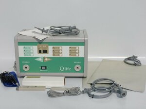 【動作品/送料無料】QLIFE 河内研究所 家庭用電位治療器 全身/局所治療 説明書など付属品あり 9000V/7500V/5000V 中古 100V 8W 微振動