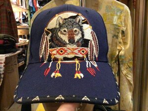 NATIVE PRIDE SANTO CAP SIZE FREE ネイティブ プライド サント キャップ オオカミ インディアン 刺繍