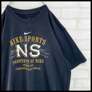 【大人気】NIKE ナイキ スポーツ フロントプリント ビッグロゴ 半袖 Tシャツ Ｌサイズ