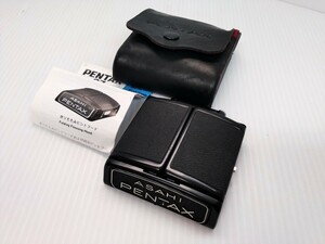 ASAHI PENTAX 6×7　折りたたみピントフード　本体　ケース　説明書　アサヒペンタックス　カメラ用品　動作未確認　現状渡し