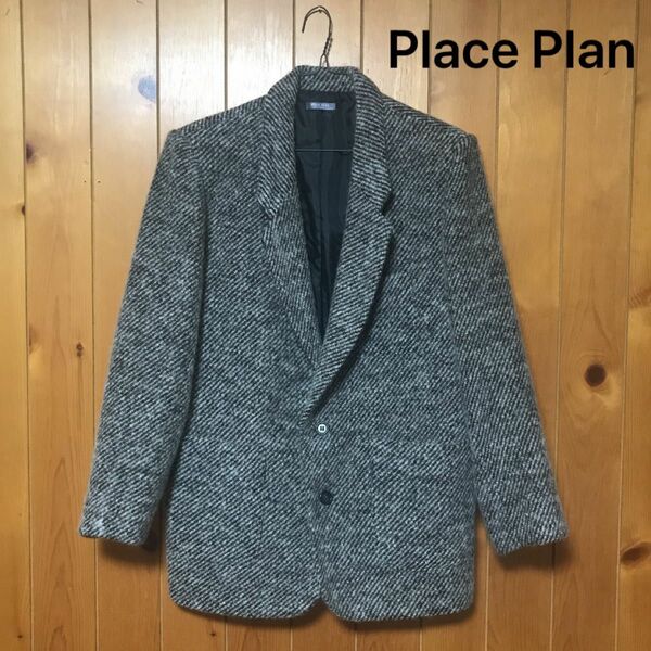 Place Plan ツイード テーラードジャケット ツイードジャケット 卒業式