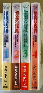 まんが かわぐちかいじ 瑠璃の波風 沈黙の艦隊 海江田四朗青春譜 全巻4冊